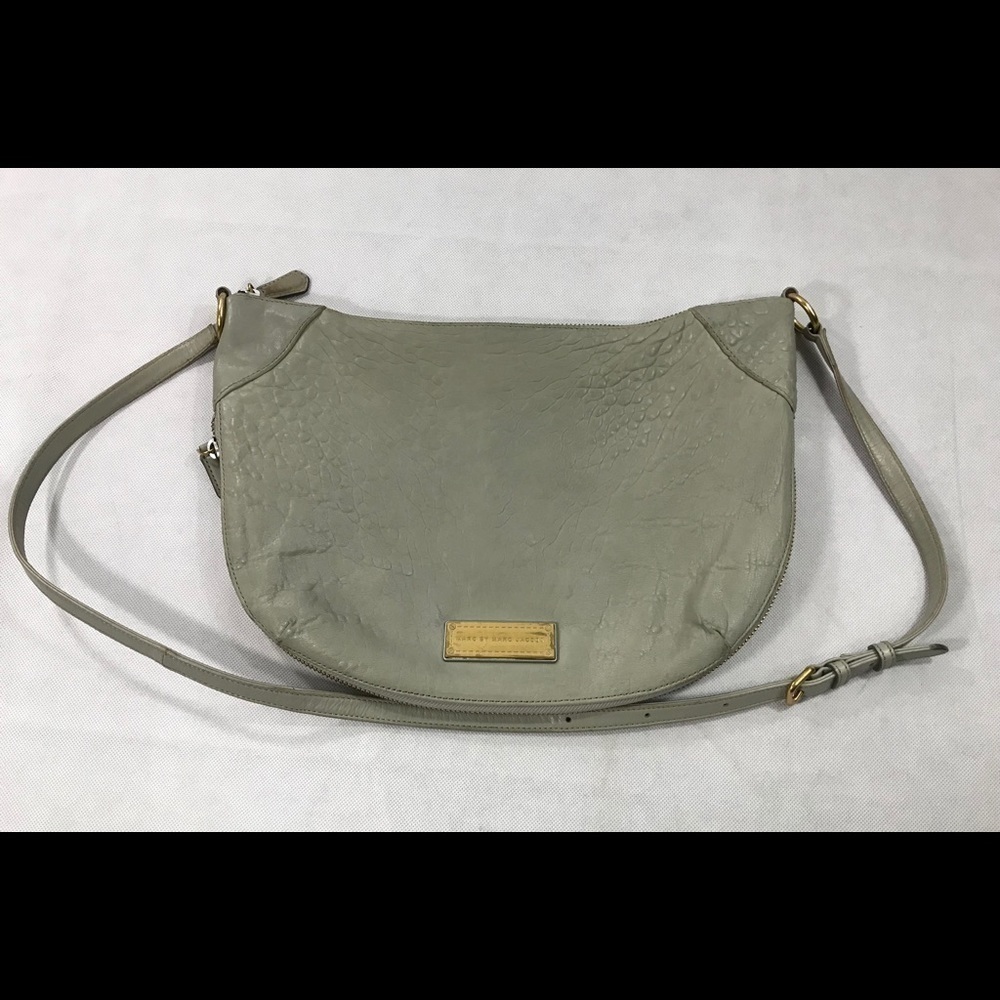 Marc by Marc Jacobs Washed Up Lamb Leather Messenger Bag Read